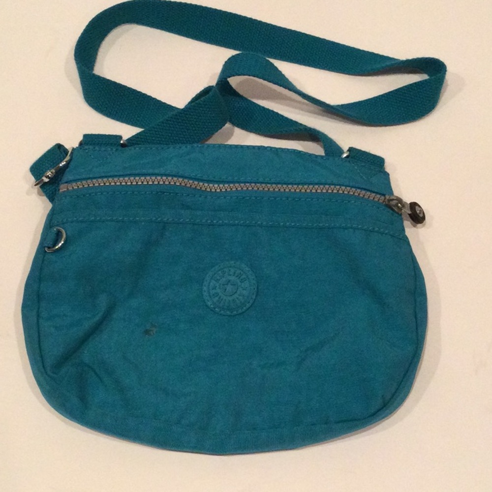 Kipling small crossbody bag aqua green/blue